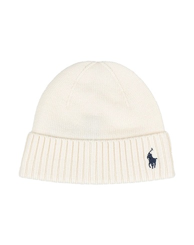 POLO RALPH LAUREN Hat Ivory 100% Wool