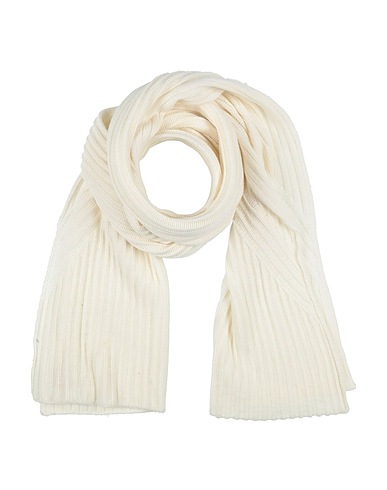 ALPHA STUDIO Scarves and foulards Ivory 40% Recycled wool, 30% EcoVero™ viscose, 20% Recycled polyamide, 10% Recycled cashmere