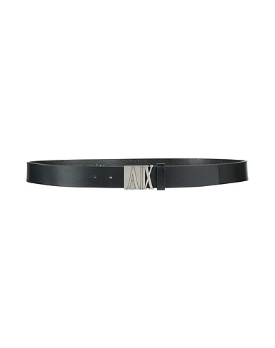 ARMANI EXCHANGE Leather belt Black 100% Leather