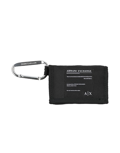 ARMANI EXCHANGE Wallet Black Polyester