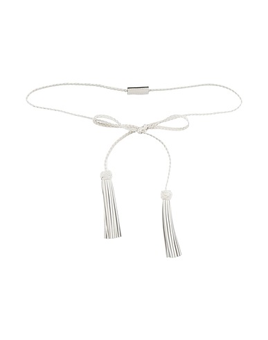 RED(V) Thin belt White Leather