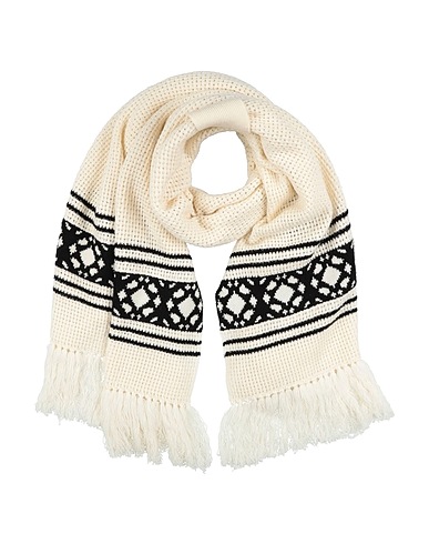 MAX MARA Scarves and foulards Ivory 90% Wool, 10% Cashmere