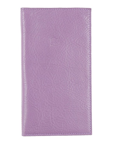 IL BISONTE Document holder Lilac Cowhide
