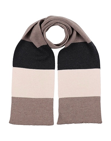 ALPHA STUDIO Scarves and foulards Khaki 100% Merino Wool