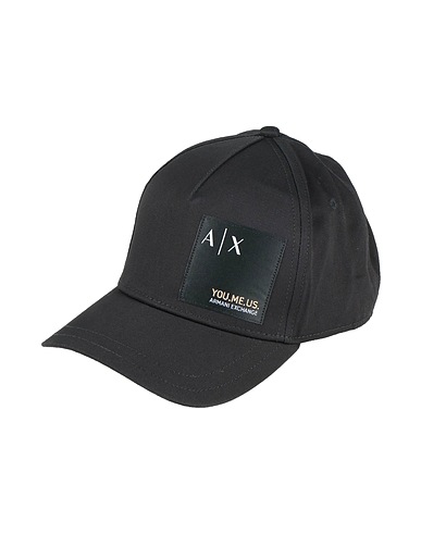 ARMANI EXCHANGE Hat Black 100% Cotton