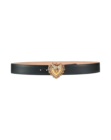 DOLCE&GABBANA Regular belt Black Leather