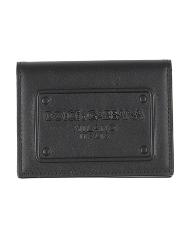DOLCE&GABBANA 가죽소품 블랙 송아지 가죽