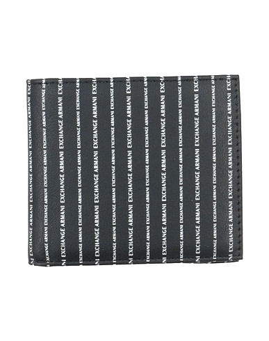 ARMANI EXCHANGE Portafoglio Nero 100% Poliestere, Poliuretano