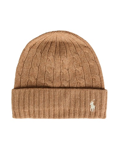 POLO RALPH LAUREN 帽子 キャメル ウール 90% / カシミヤ 10%