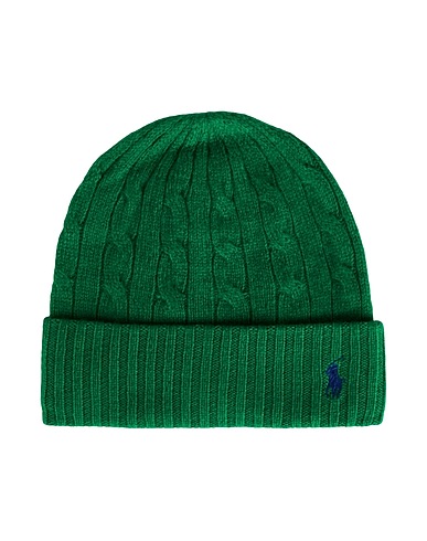 POLO RALPH LAUREN 帽子 グリーン ウール 90% / カシミヤ 10%