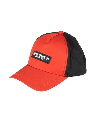 ARMANI EXCHANGE Hat Rust 100% Cotton