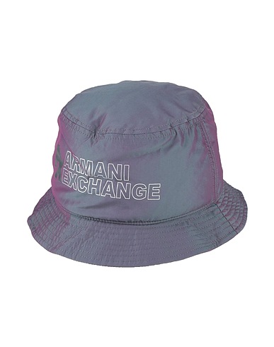 ARMANI EXCHANGE Hat Grey 65% Polyamide, 35% Polyester, Cotton