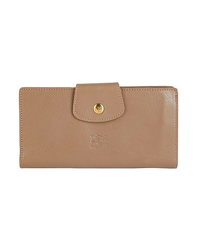 IL BISONTE Wallet Taupe Leather