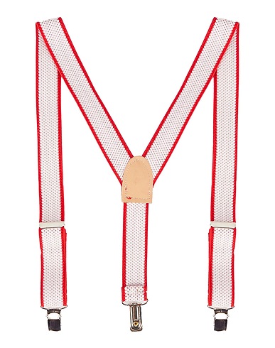 MANUEL RITZ Other accessory ROSSO Textile fibers, Leather