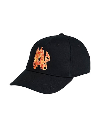 PALM ANGELS Hat Black 100% Cotton, Polyester