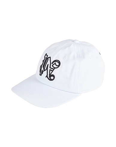 PALM ANGELS Cappello Bianco 100% Cotone, Poliestere