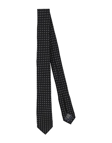 DRYKORN Ties and bow ties Black 70% Wool, 30% Silk