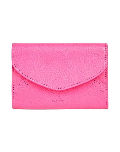 IL BISONTE Wallet Fuchsia Leather