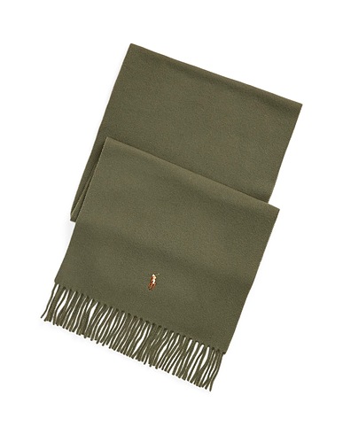 POLO RALPH LAUREN Scarves and foulards Military green 100% Wool