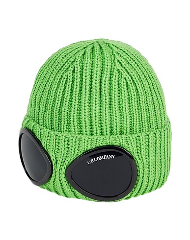 C.P. COMPANY UNDERSIXTEEN Cappello Verde 100% Lana Merino