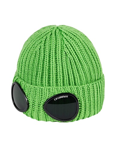 C.P. COMPANY UNDERSIXTEEN Hat Green 100% Merino Wool