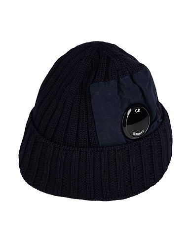 C.P. COMPANY Hat Midnight blue 100% Wool, Polyamide