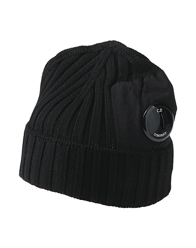 C.P. COMPANY Hat Black 100% Wool, Polyamide