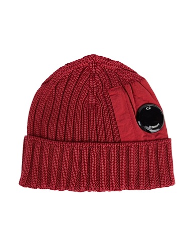 C.P. COMPANY Hat Brick red 100% Wool, Polyamide