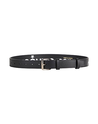 COMME des GARÇONS Leather belt Black 100% Cowhide