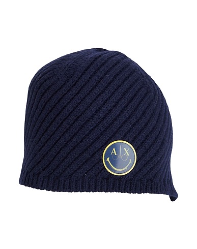 ARMANI EXCHANGE Hat Midnight blue 80% Wool, 20% Polyamide