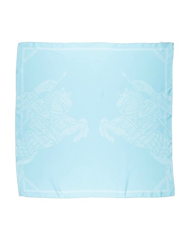 BURBERRY Scarves and foulards Azure 100% Silk