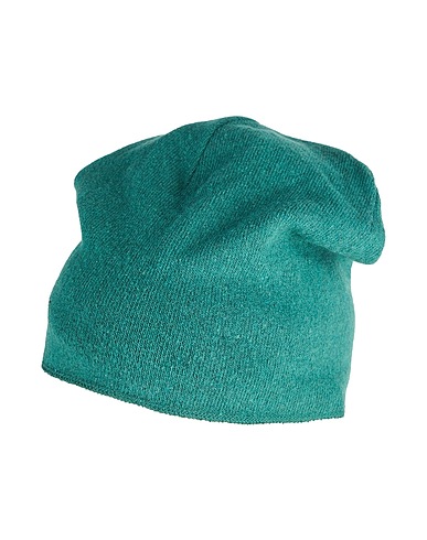 ZHOE & TOBIAH Hat Dark green 65% Cotton, 19% Acrylic, 11% Other Fibres, 5% Elastane