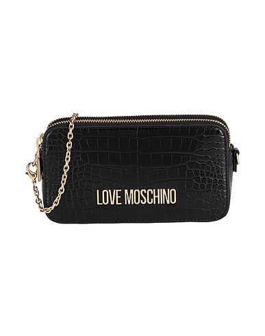 LOVE MOSCHINO Cross-body bags Black 100% Polyurethane