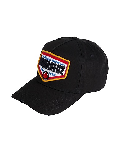 DSQUARED2 Hat Black 100% Cotton