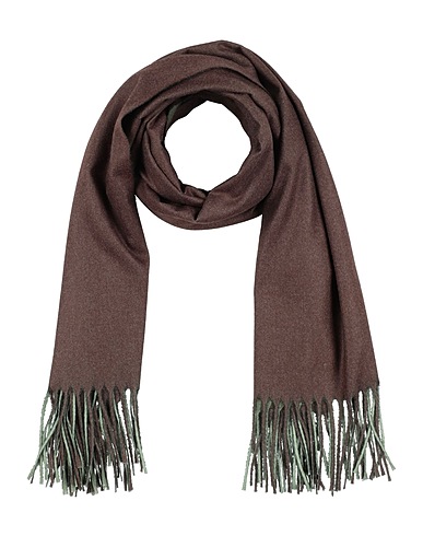 CAVALLI CLASS Scarves and foulards Chocolate brown 45% Viscose, 40% Wool, 15% Cashmere