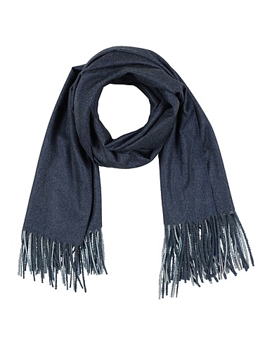 CAVALLI CLASS Scarves and foulards Navy blue 45% Viscose, 40% Wool, 15% Cashmere