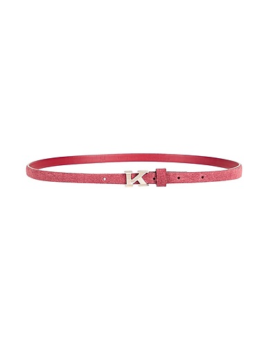 KITON Belts Burgundy Leather