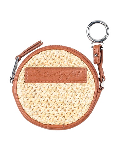 KARL LAGERFELD Wallet Beige 73% Polyethylene, 27% Polyurethane