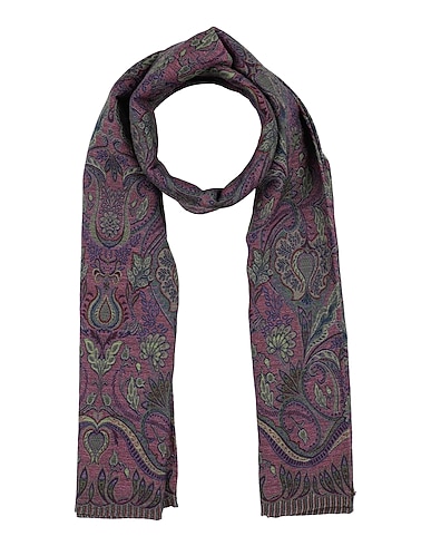 VON DÖRNBERG MUNICH Scarves and foulards Purple 70% Virgin Wool, 30% Silk