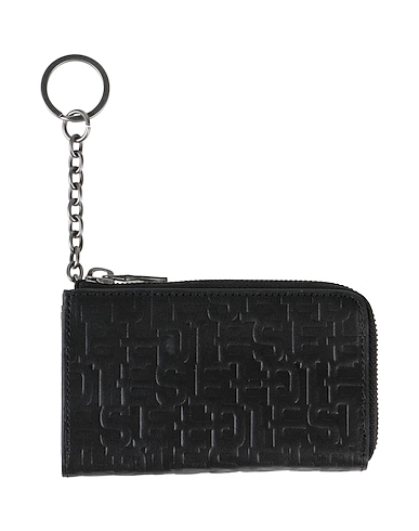 DIESEL Key ring Black Leather