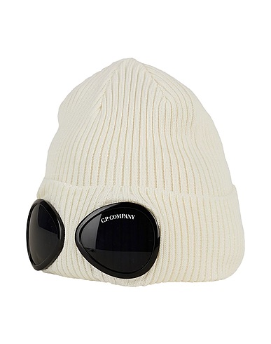 C.P. COMPANY Cappello Bianco 100% Cotone