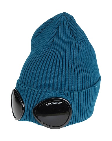 C.P. COMPANY Hat Deep teal 100% Cotton