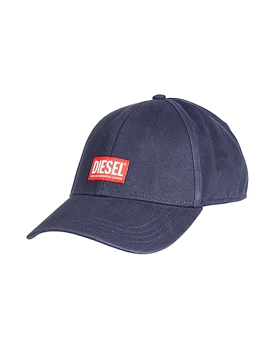 DIESEL Hat Midnight blue 100% Cotton