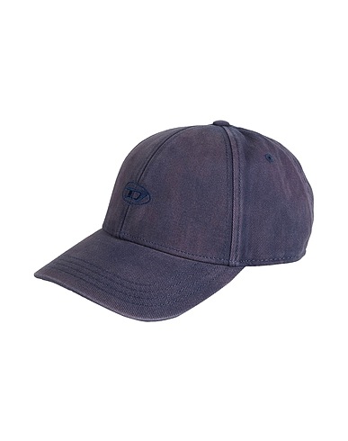 DIESEL Hat Midnight blue 100% Cotton