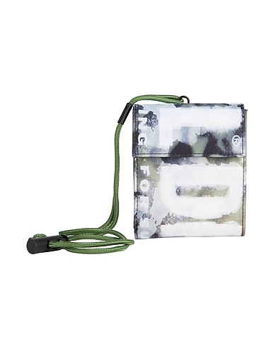 DIESEL Small Leather Goods Military green Textile fibres