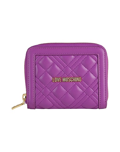 LOVE MOSCHINO Portafoglio Malva 100% Poliuretano