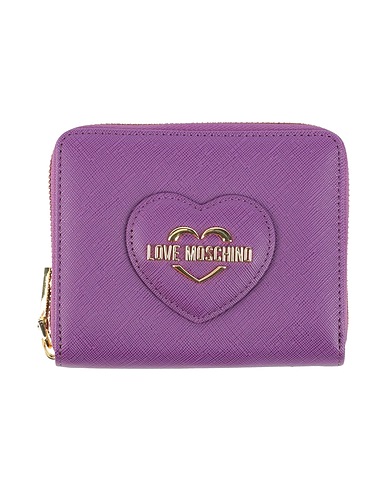 LOVE MOSCHINO Brieftasche Violett 100% Polyurethan