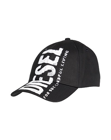 DIESEL Cappello Nero 100% Cotone