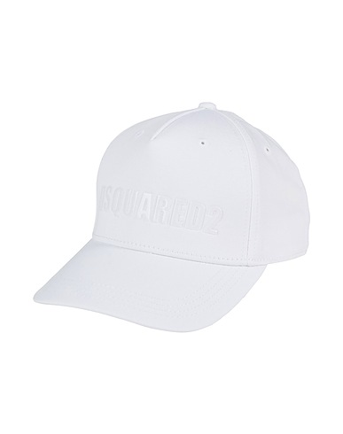 DSQUARED2 Hat White 100% Cotton