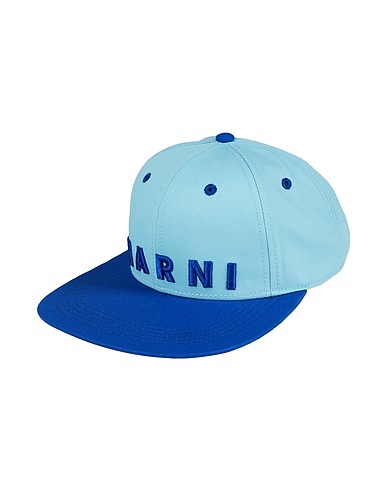 MARNI Mützen & Hüte Hellblau 100% Baumwolle